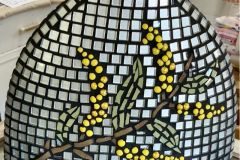 Julie Hurt P - Julie Hurt - Wattle Mosaic Vase