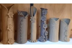  Melissa Perryman - Hand built vases