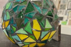 Monica Penders-Krushka - Glass mosaic garden gazing ball