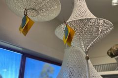 Monica Penders-Krushka - Trio of white cotton lanterns